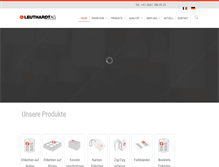 Tablet Screenshot of leuthardt-ag.ch